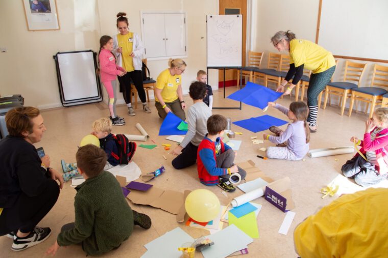 fun hanging with new friends!