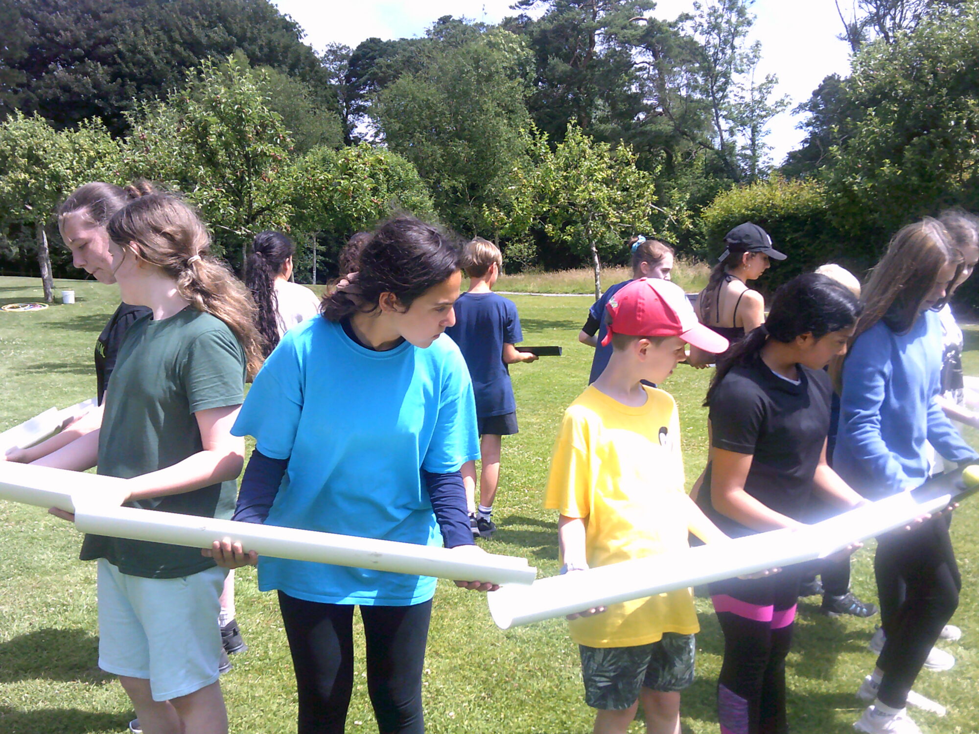 Team Building fun with new friends!