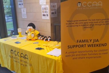 JIA Family Support Weekend Welcome Desk