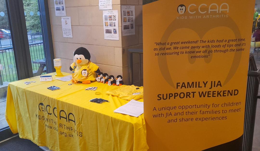 JIA Family Support Weekend Welcome Desk